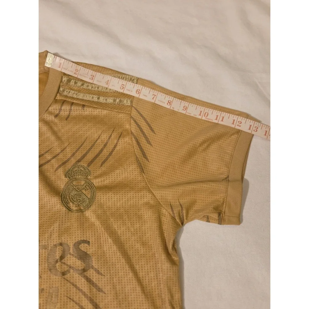 Real Madrid 2024 2025 Third Jersey Gold Adidas Heat.RDY Emirates LaLiga Adult M